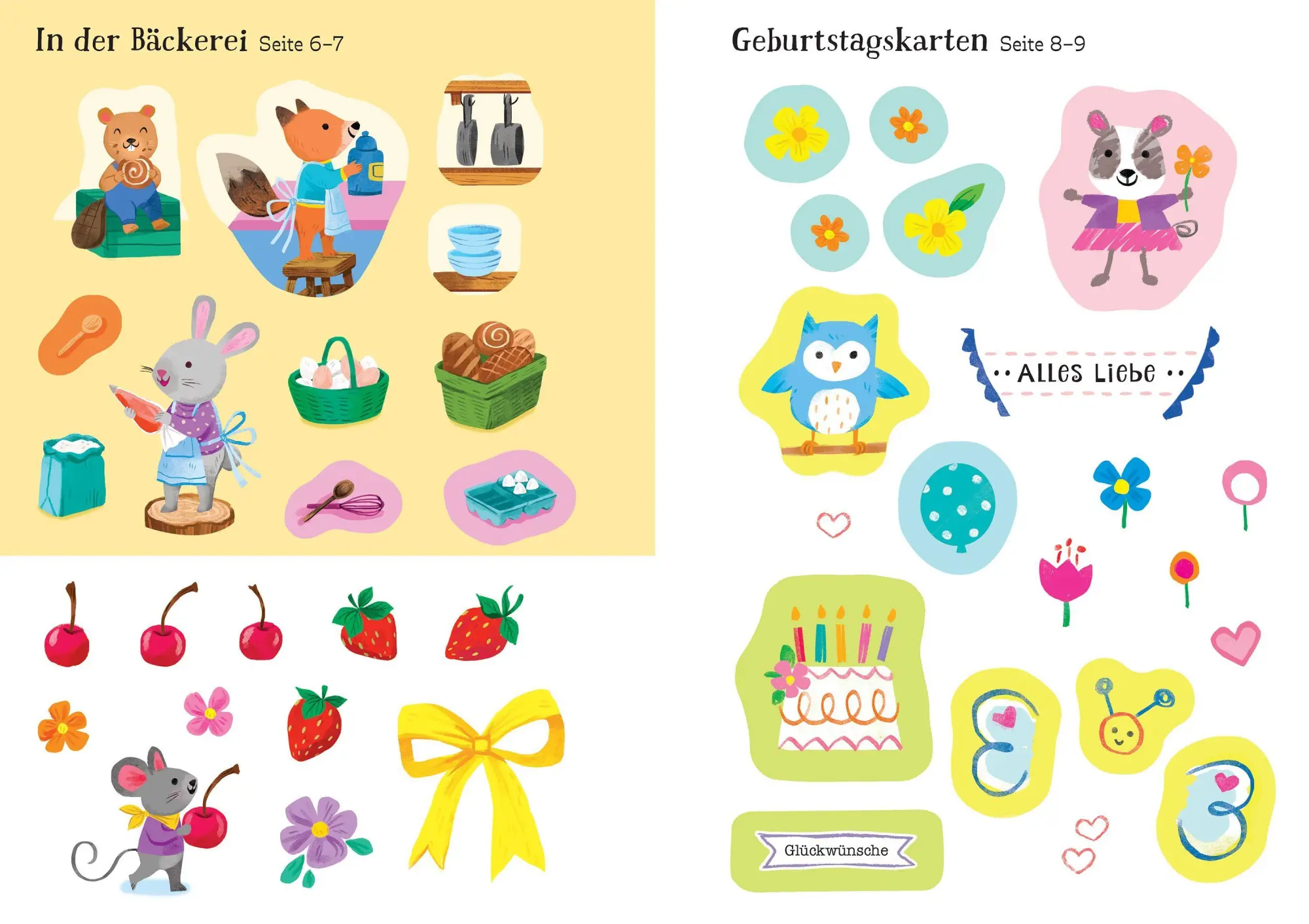 Bild: 9781035706532 | Mein Immer-wieder-Stickerbuch: Oma Dachs feiert Geburtstag | Bathie