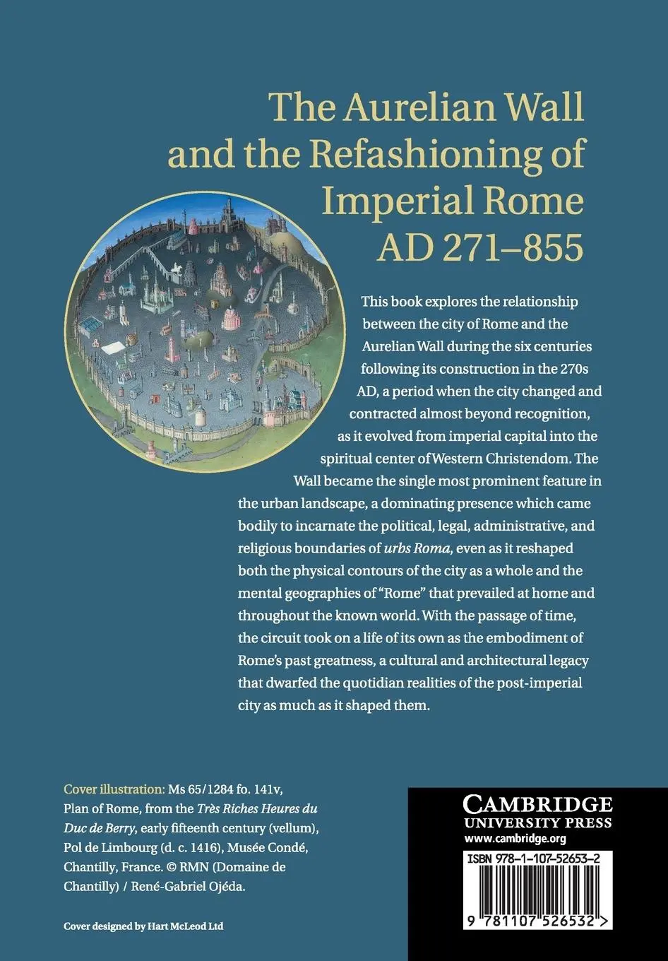Rückseite: 9781107526532 | The Aurelian Wall and the Refashioning of Imperial Rome, AD 271-855
