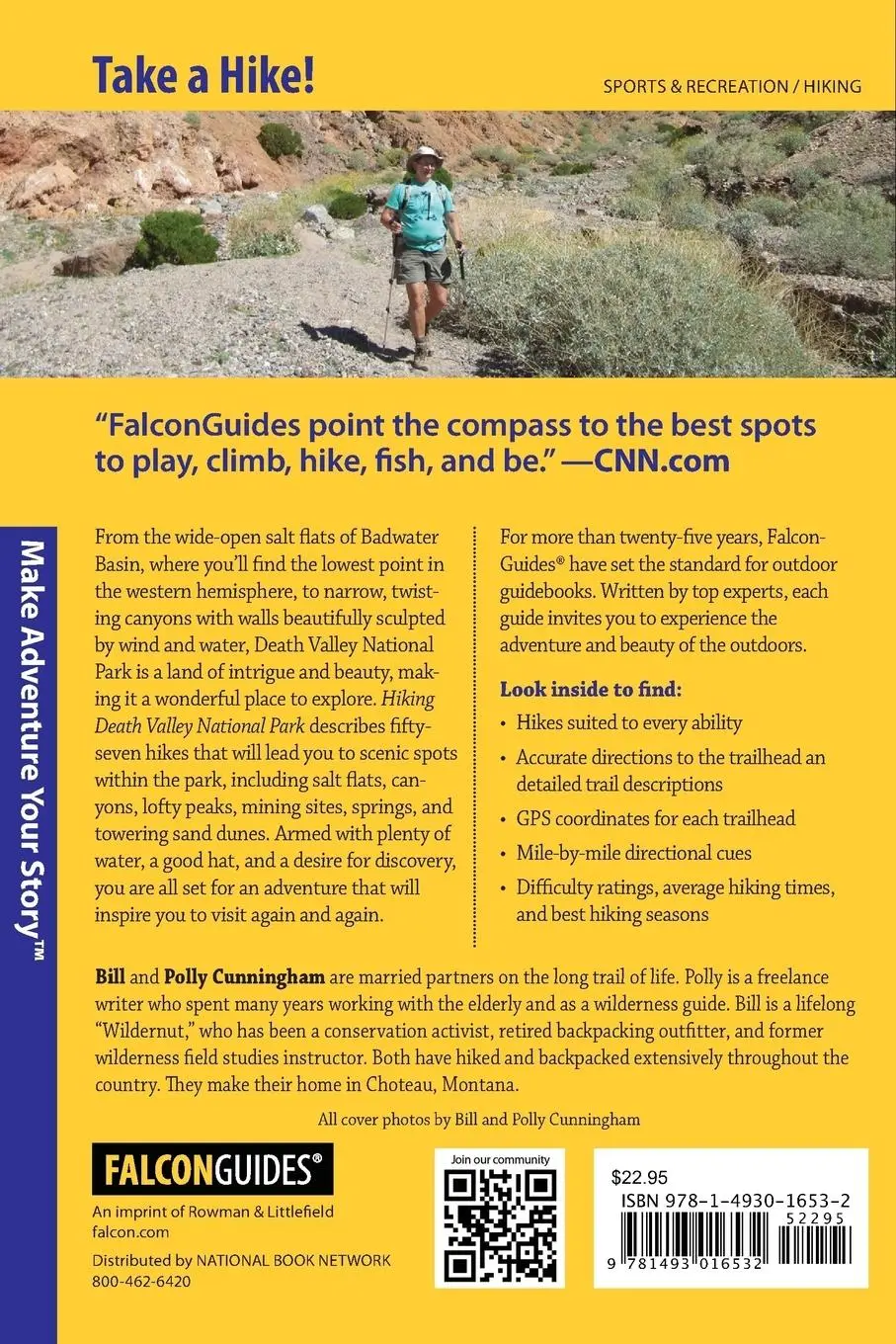Rückseite: 9781493016532 | Hiking Death Valley National Park | Bill Cunningham (u. a.) | Buch