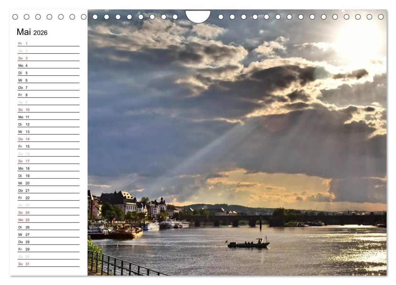 Bild: 9783516056532 | Der Koblenz Kalender (Wandkalender 2026 DIN A4 quer), CALVENDO...