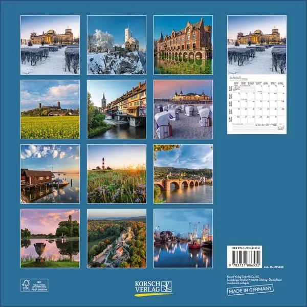 Bild: 9783731886532 | Deutschland 2026 | Verlag Korsch | Kalender | 13 S. | Deutsch | 2026