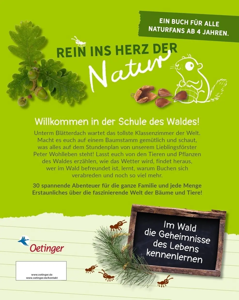 Rückseite: 9783751206532 | Peter Wohllebens Schule des Waldes | Peter Wohlleben | Buch | 80 S.