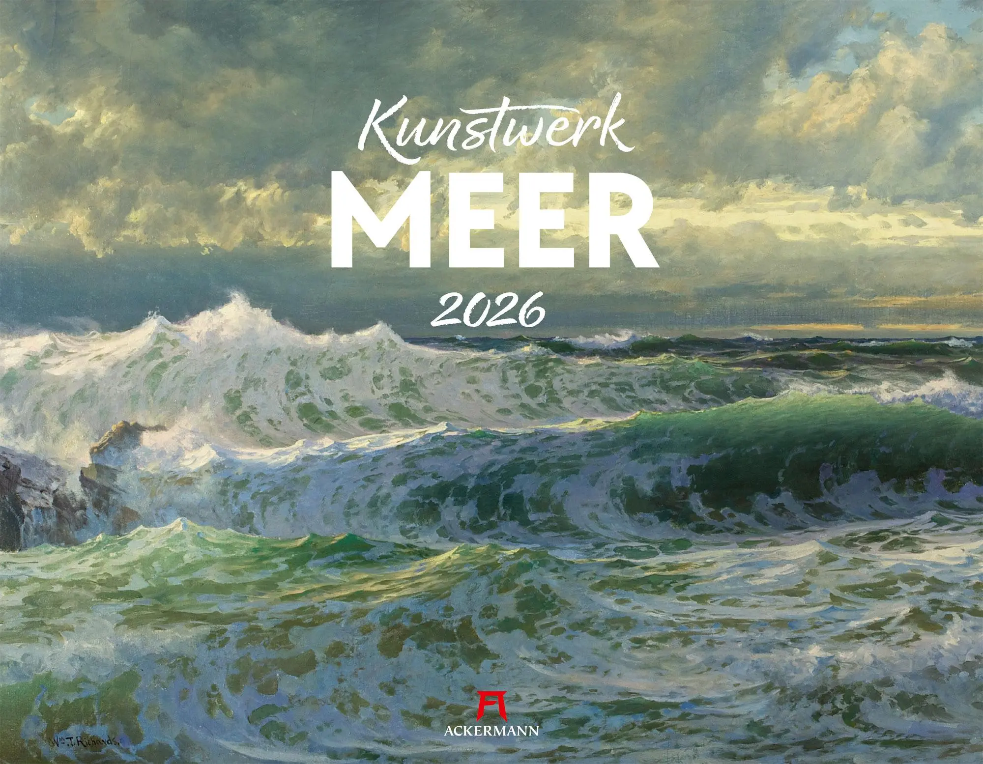 Cover: 9783838426532 | Kunstwerk Meer Kalender 2026 | Ackermann Kunstverlag GmbH | Kalender