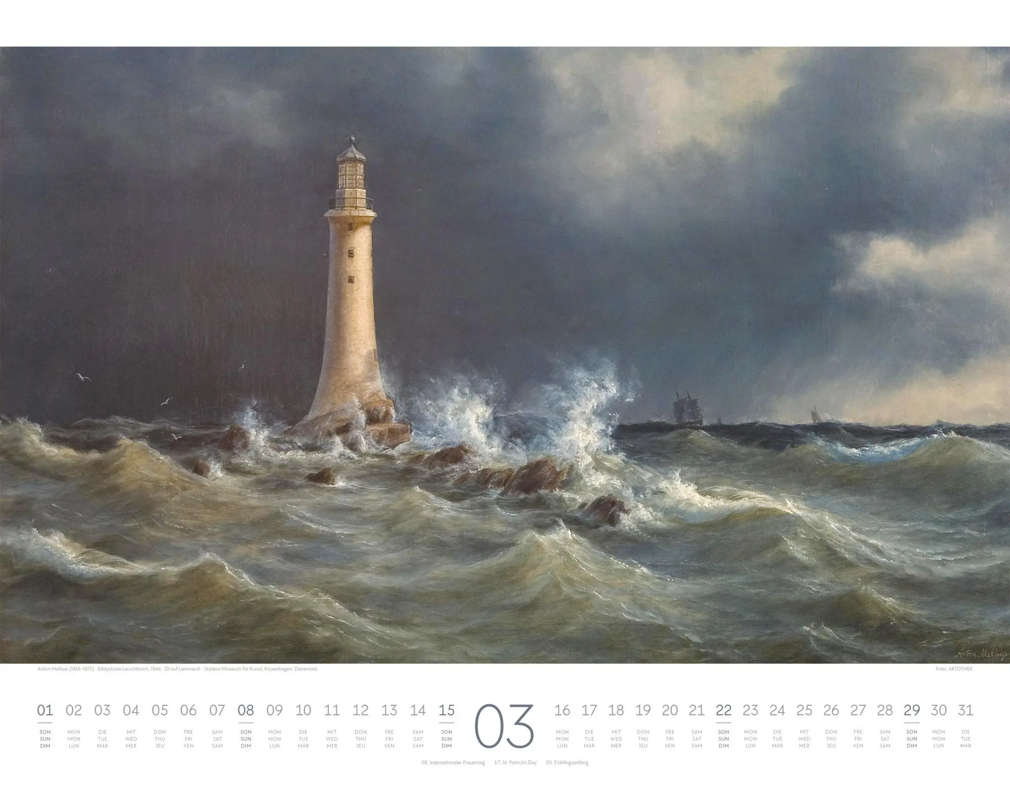 Bild: 9783838426532 | Kunstwerk Meer Kalender 2026 | Ackermann Kunstverlag GmbH | Kalender