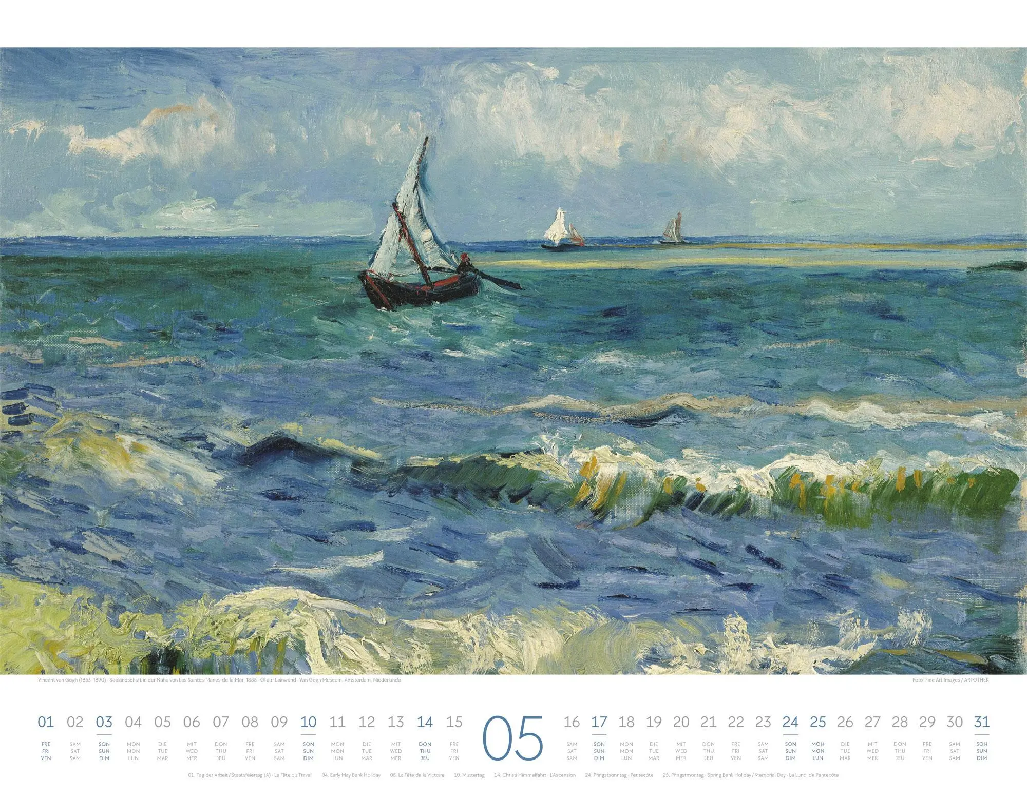 Bild: 9783838426532 | Kunstwerk Meer Kalender 2026 | Ackermann Kunstverlag GmbH | Kalender