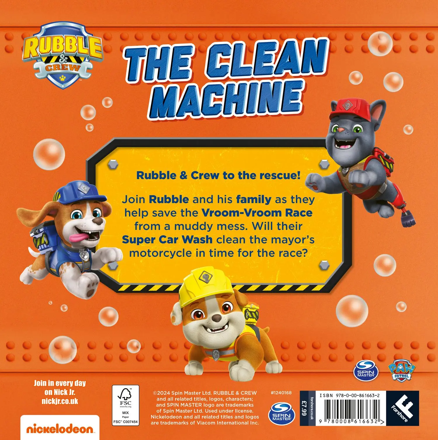Rückseite: 9780008616632 | PAW PATROL: The Clean Machine | Paw Patrol | Taschenbuch | Englisch