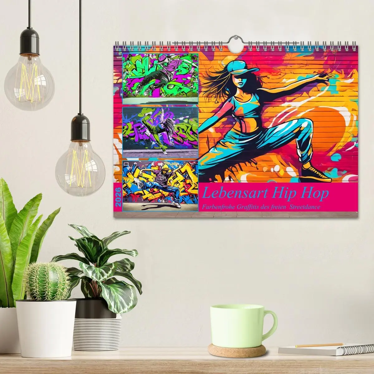 Bild: 9783457336632 | Lebensart Hip Hop (Wandkalender 2026 DIN A4 quer), CALVENDO...
