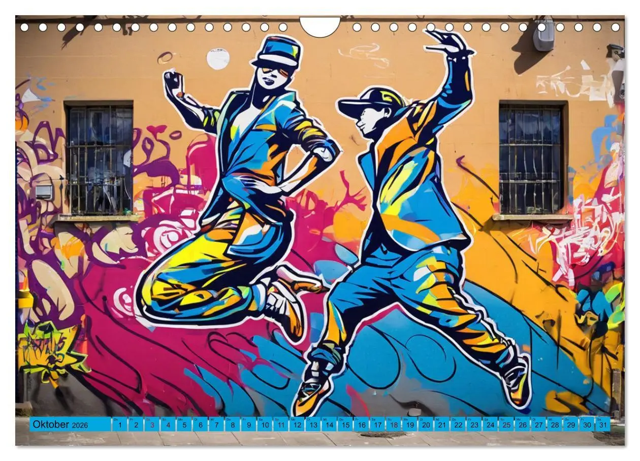Bild: 9783457336632 | Lebensart Hip Hop (Wandkalender 2026 DIN A4 quer), CALVENDO...