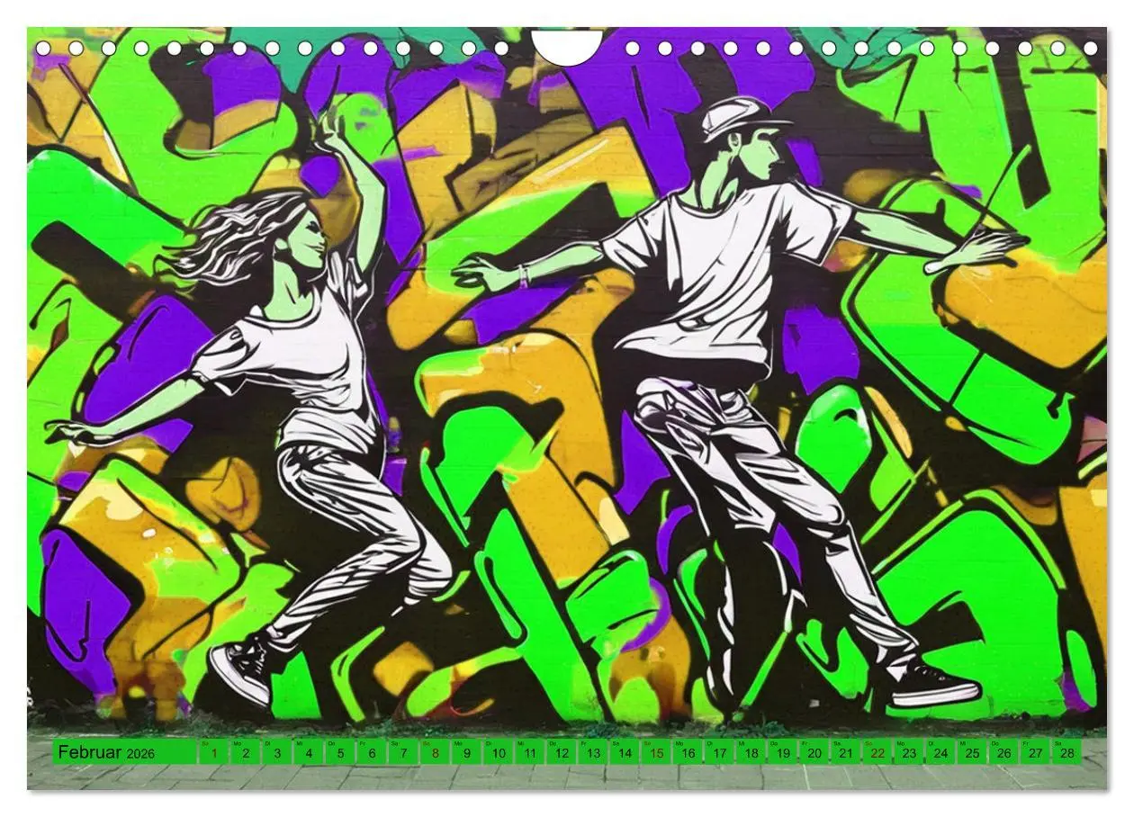 Bild: 9783457336632 | Lebensart Hip Hop (Wandkalender 2026 DIN A4 quer), CALVENDO...