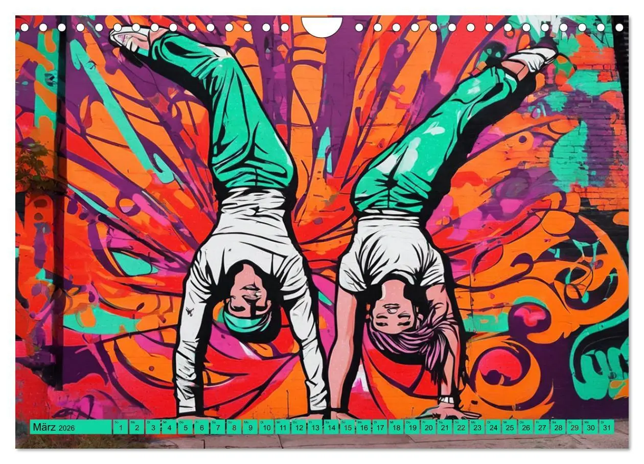 Bild: 9783457336632 | Lebensart Hip Hop (Wandkalender 2026 DIN A4 quer), CALVENDO...