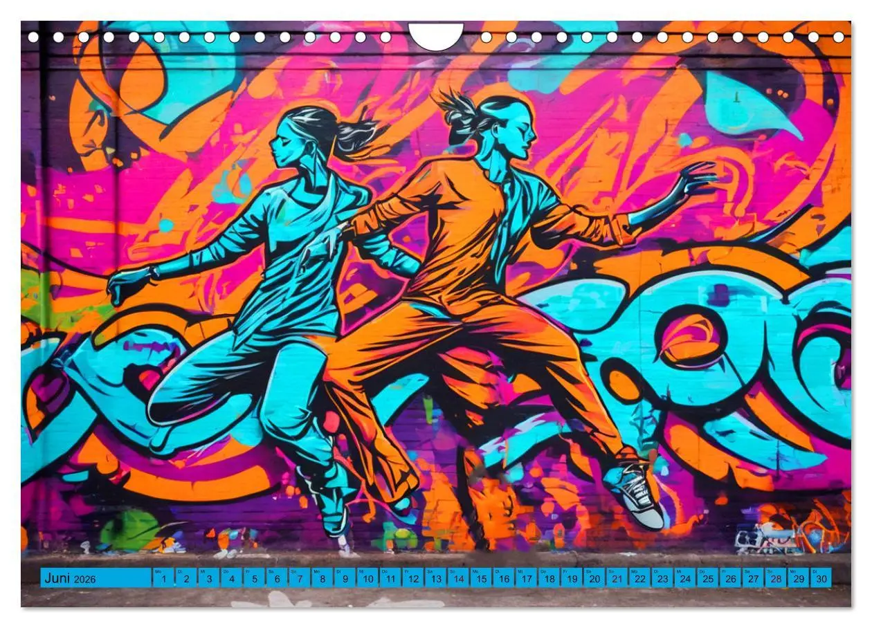 Bild: 9783457336632 | Lebensart Hip Hop (Wandkalender 2026 DIN A4 quer), CALVENDO...