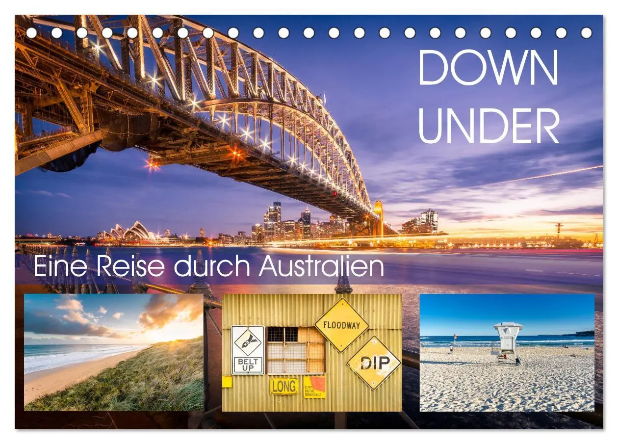 Cover: 9783457886632 | Down Under - Eine Reise durch Australien (Tischkalender 2026 DIN A5...