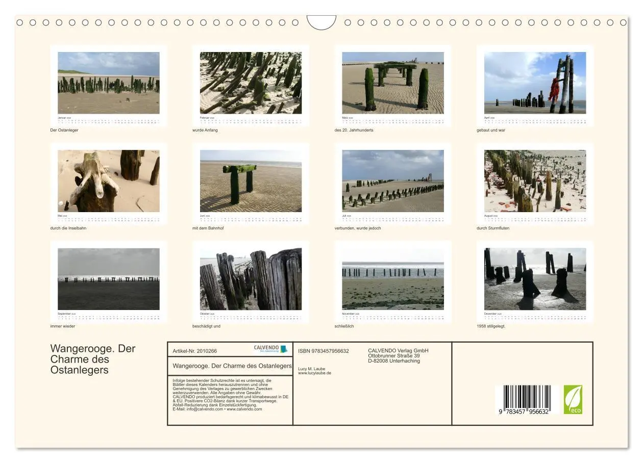 Bild: 9783457956632 | Wangerooge. Der Charme des Ostanlegers (Wandkalender 2026 DIN A3...