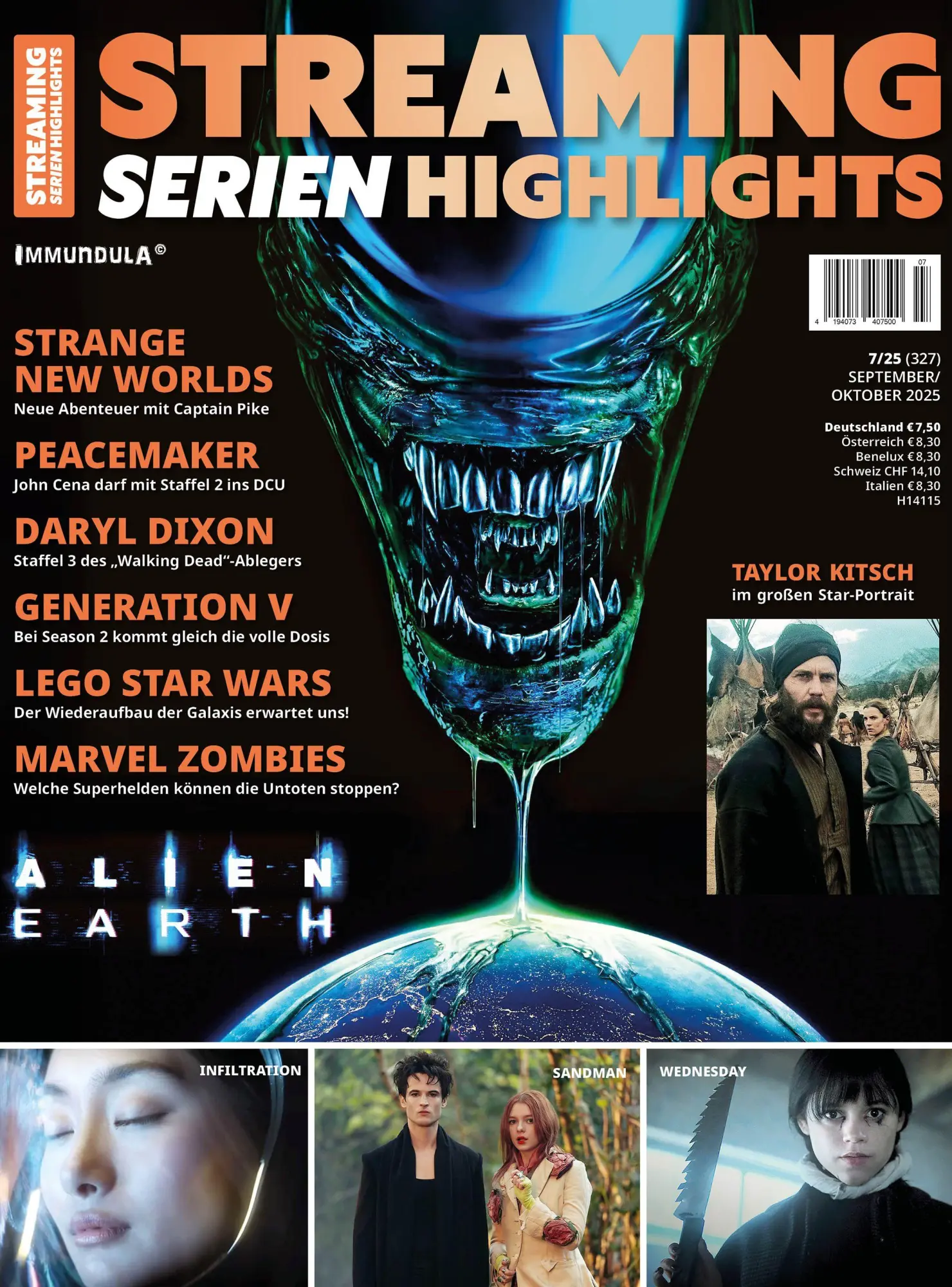 Cover: 9783959366632 | STREAMING SERIEN HIGHLIGHTS. Ausgabe September/Oktober 2025 (#327)