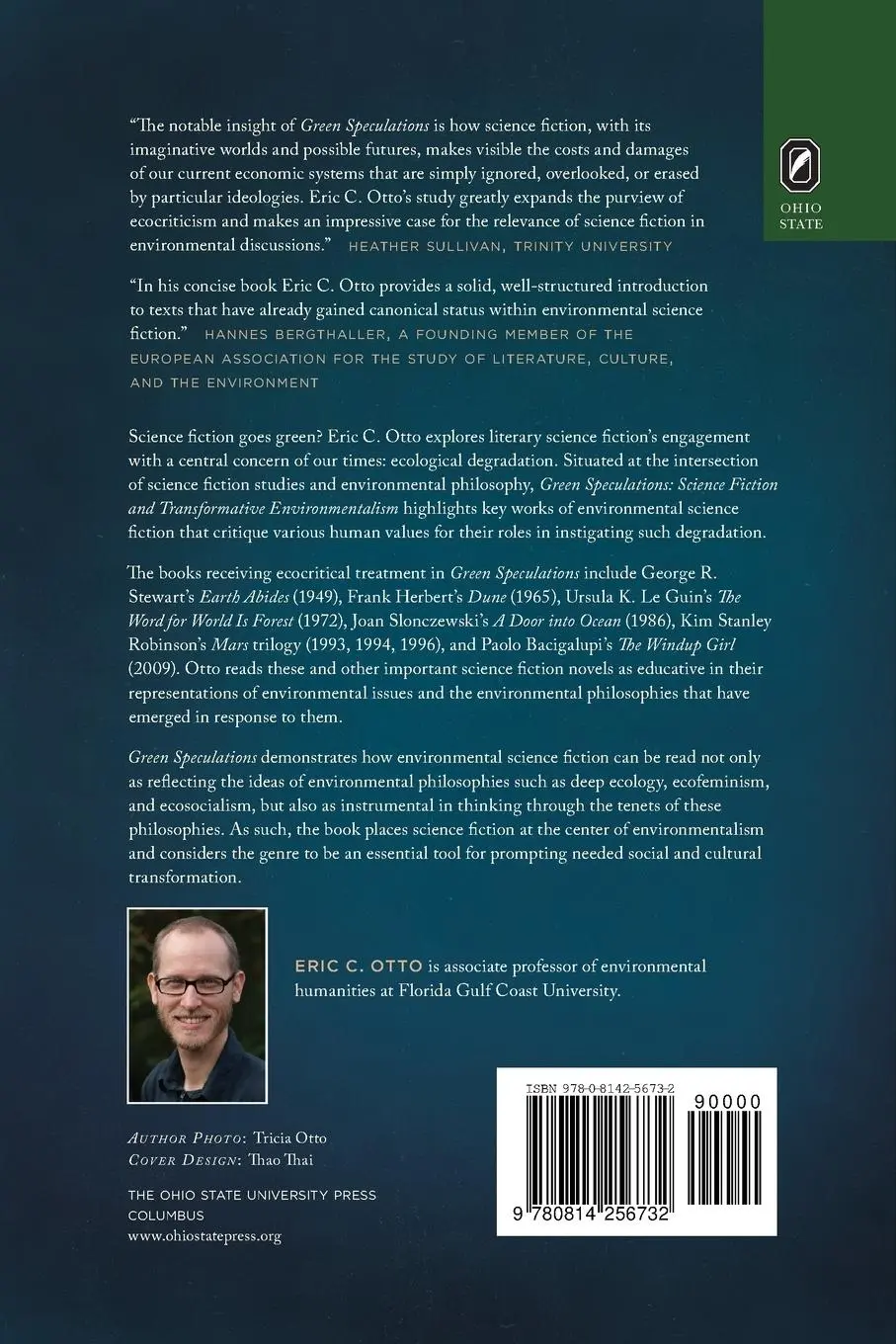Rückseite: 9780814256732 | Green Speculations | Eric C. Otto | Taschenbuch | Englisch | 2020