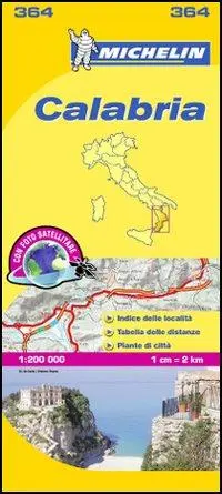 Cover: 9782067126732 | Calabria - Michelin Local Map 364 | Map | Michelin | (Land-)Karte