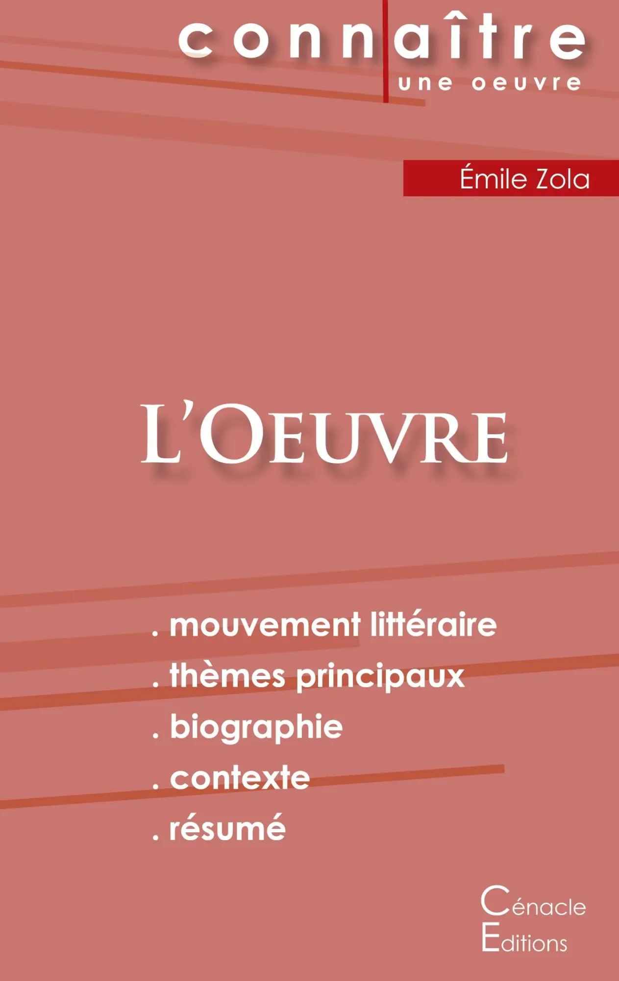 Cover: 9782367886732 | Fiche de lecture L'Oeuvre de Émile Zola (Analyse littéraire de...