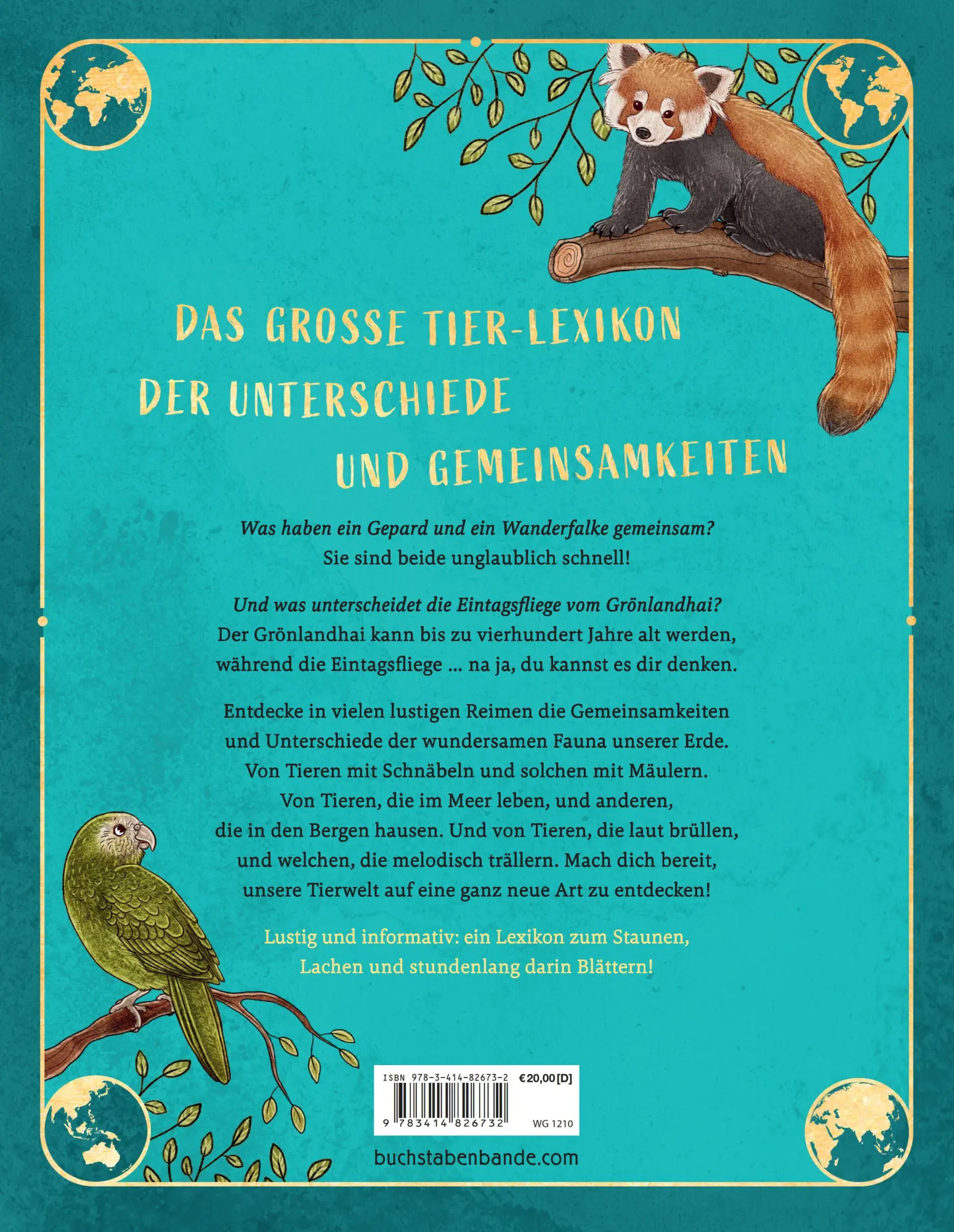 Bild: 9783414826732 | Wir sind die Tiere dieser Welt | Sophie Schoenwald | Buch | 64 S.