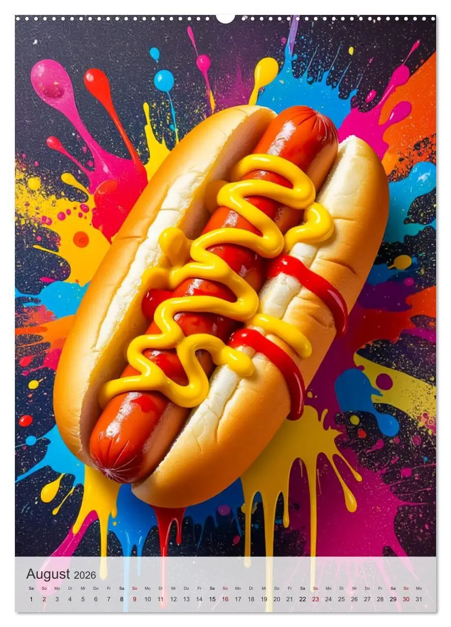 Bild: 9783516726732 | I Love Fast Food - Snack Attack! (hochwertiger Premium Wandkalender...