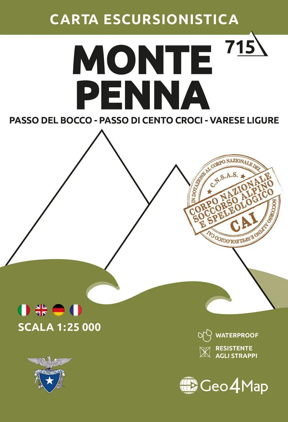 Cover: 9788899606732 | Monte Penna. Passo del Bocco, Passo di Cento Croci, Varese Ligure...