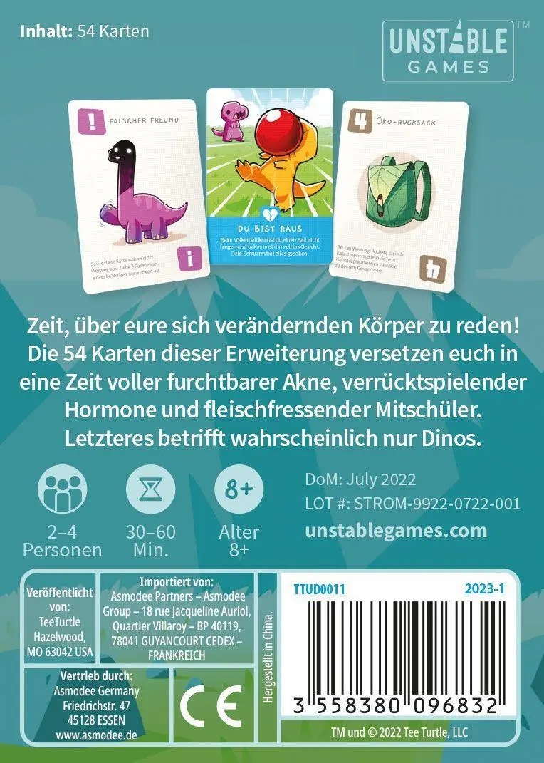 Bild: 3558380096832 | Happy Little Dinosaurs - Pubertäre Probleme. Erweiterung | Ramy Badie