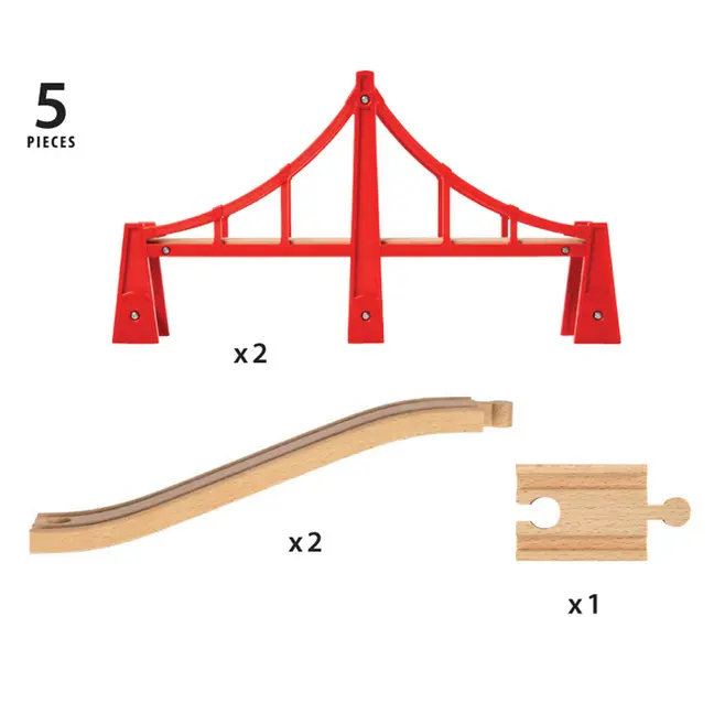Bild: 7312350336832 | BRIO World - Hängebrücke | BRIO® | Spiel | In Schachtel | 63368300