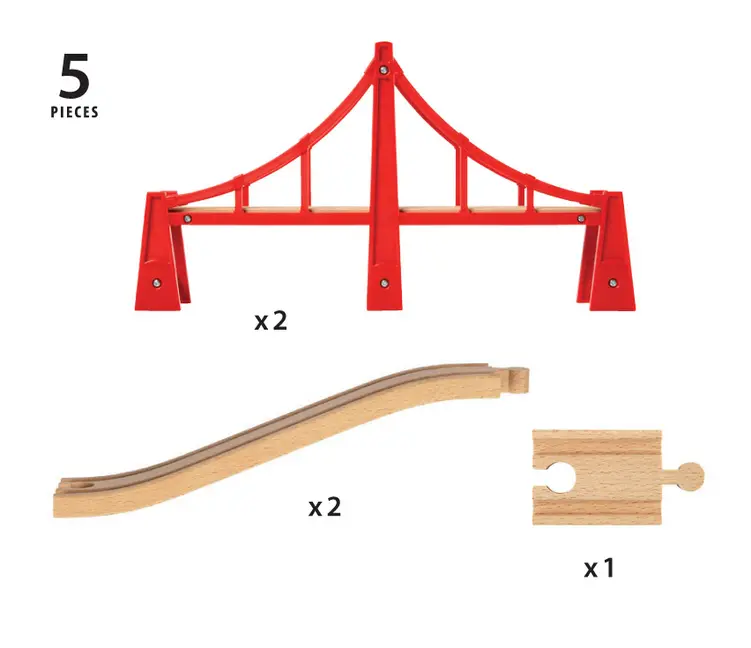 Bild: 7312350336832 | BRIO World - Hängebrücke | BRIO® | Spiel | In Schachtel | 63368300