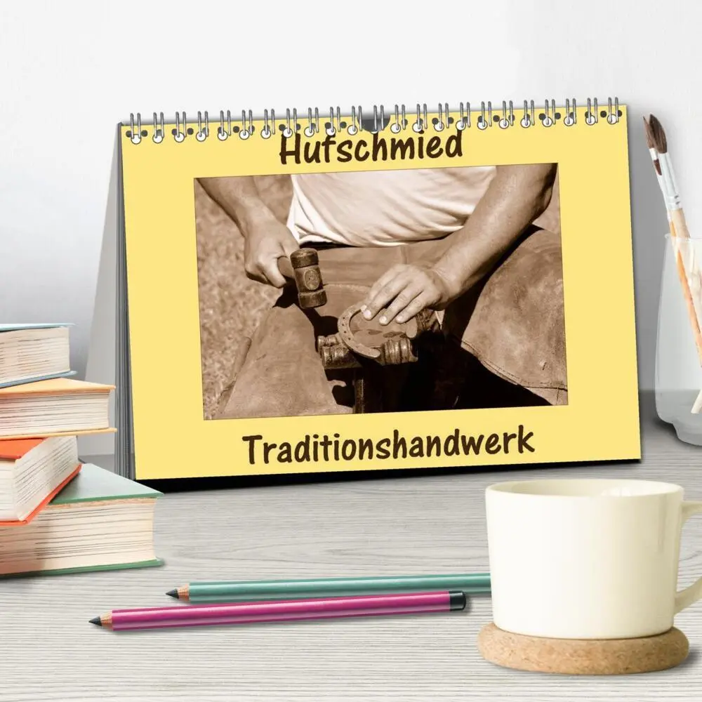 Bild: 9783435466832 | Hufschmied Traditionshandwerk (Tischkalender 2025 DIN A5 quer),...