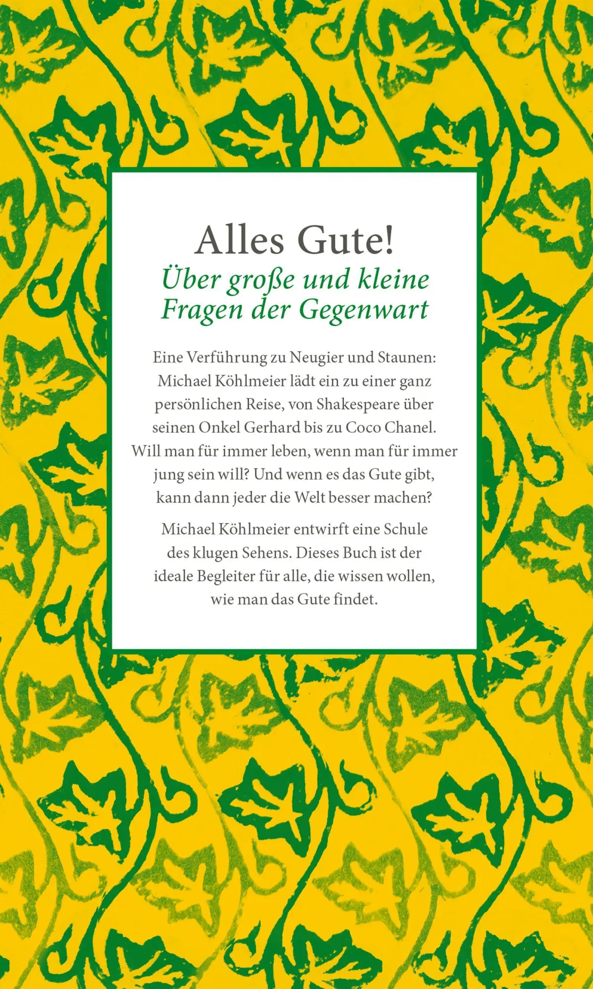 Bild: 9783446286832 | Das Gute | 53 Zuneigungen | Michael Köhlmeier | Buch | 304 S. | 2026