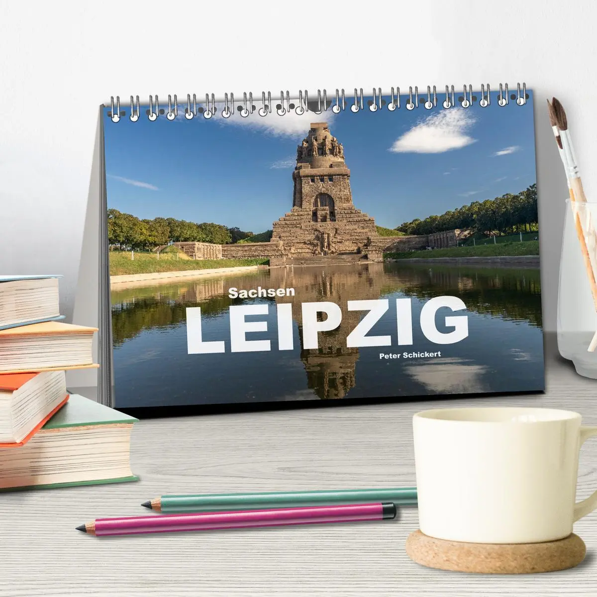 Bild: 9783457486832 | Sachsen - Leipzig (Tischkalender 2026 DIN A5 quer), CALVENDO...