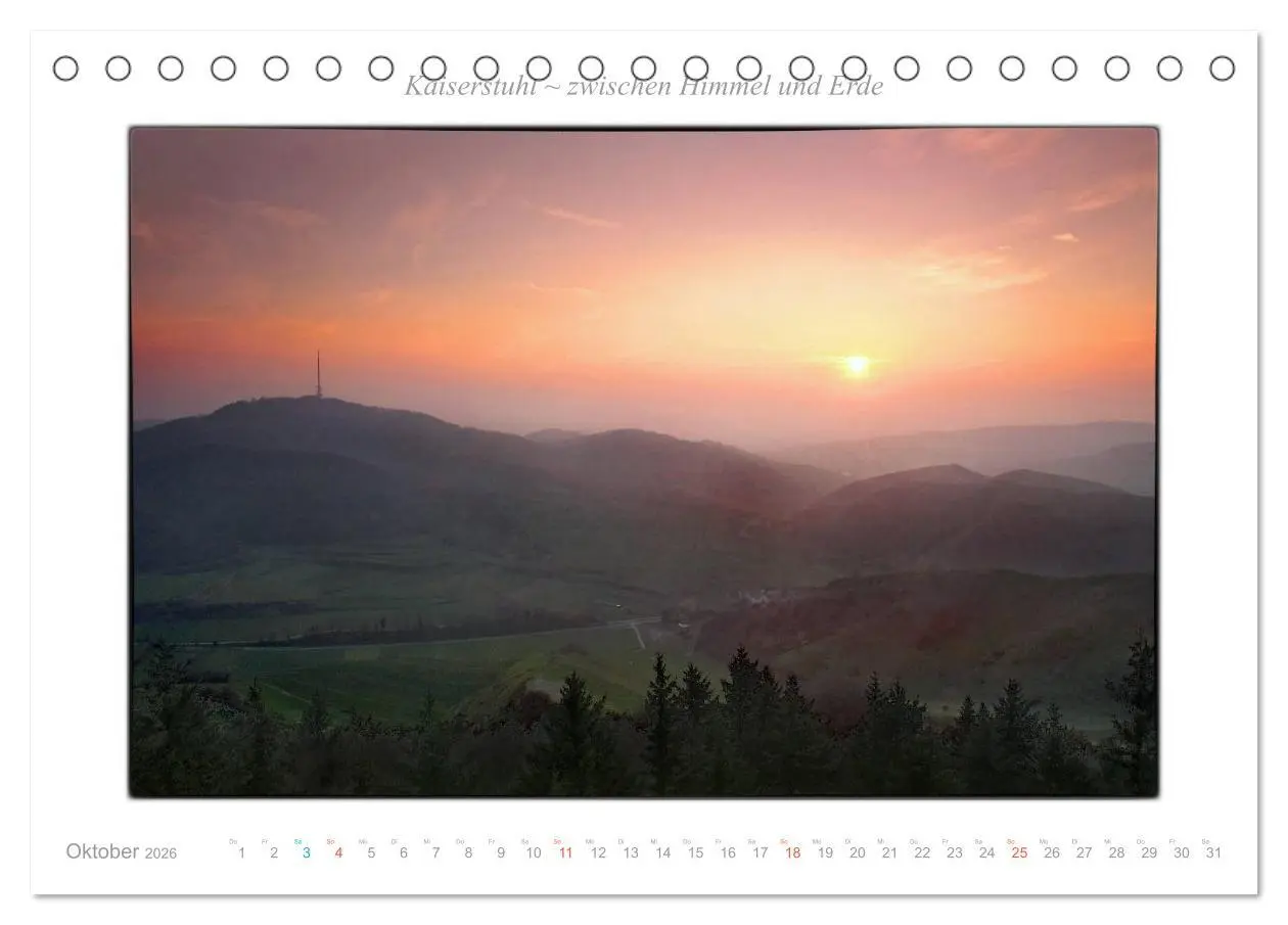 Bild: 9783457796832 | Kaiserstuhl zwischen Himmel und Erde (Tischkalender 2026 DIN A5...