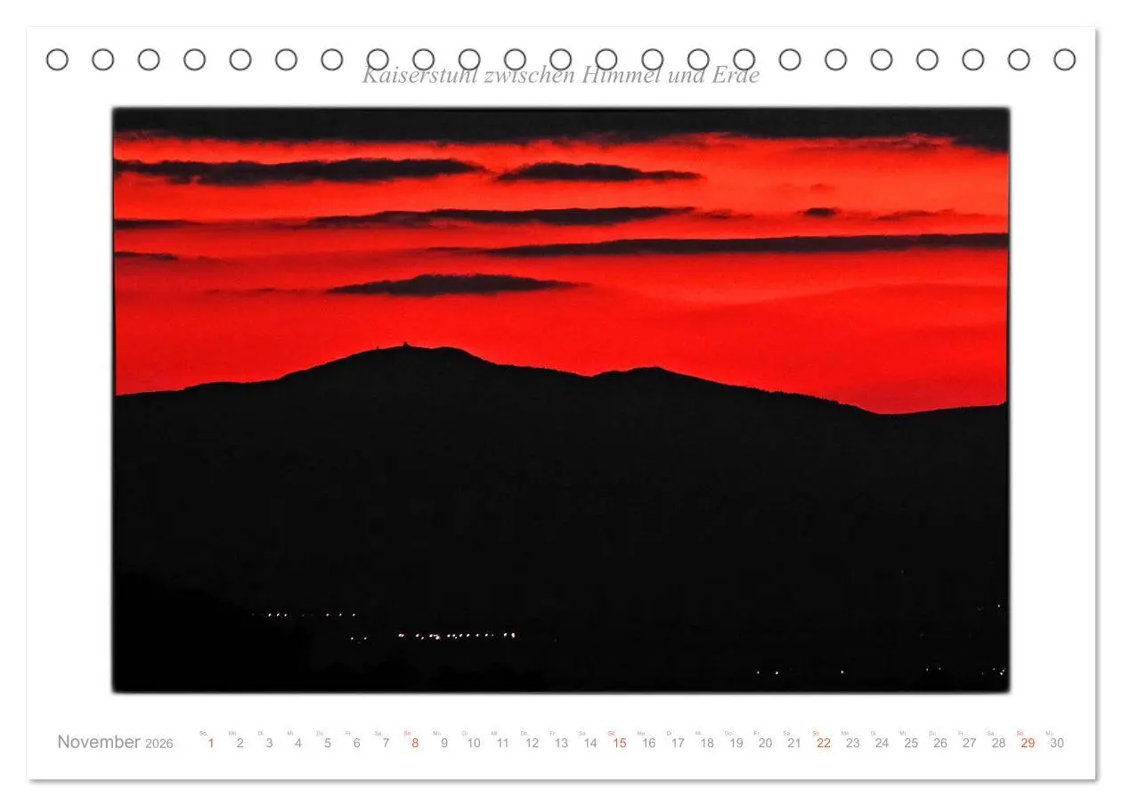 Bild: 9783457796832 | Kaiserstuhl zwischen Himmel und Erde (Tischkalender 2026 DIN A5...