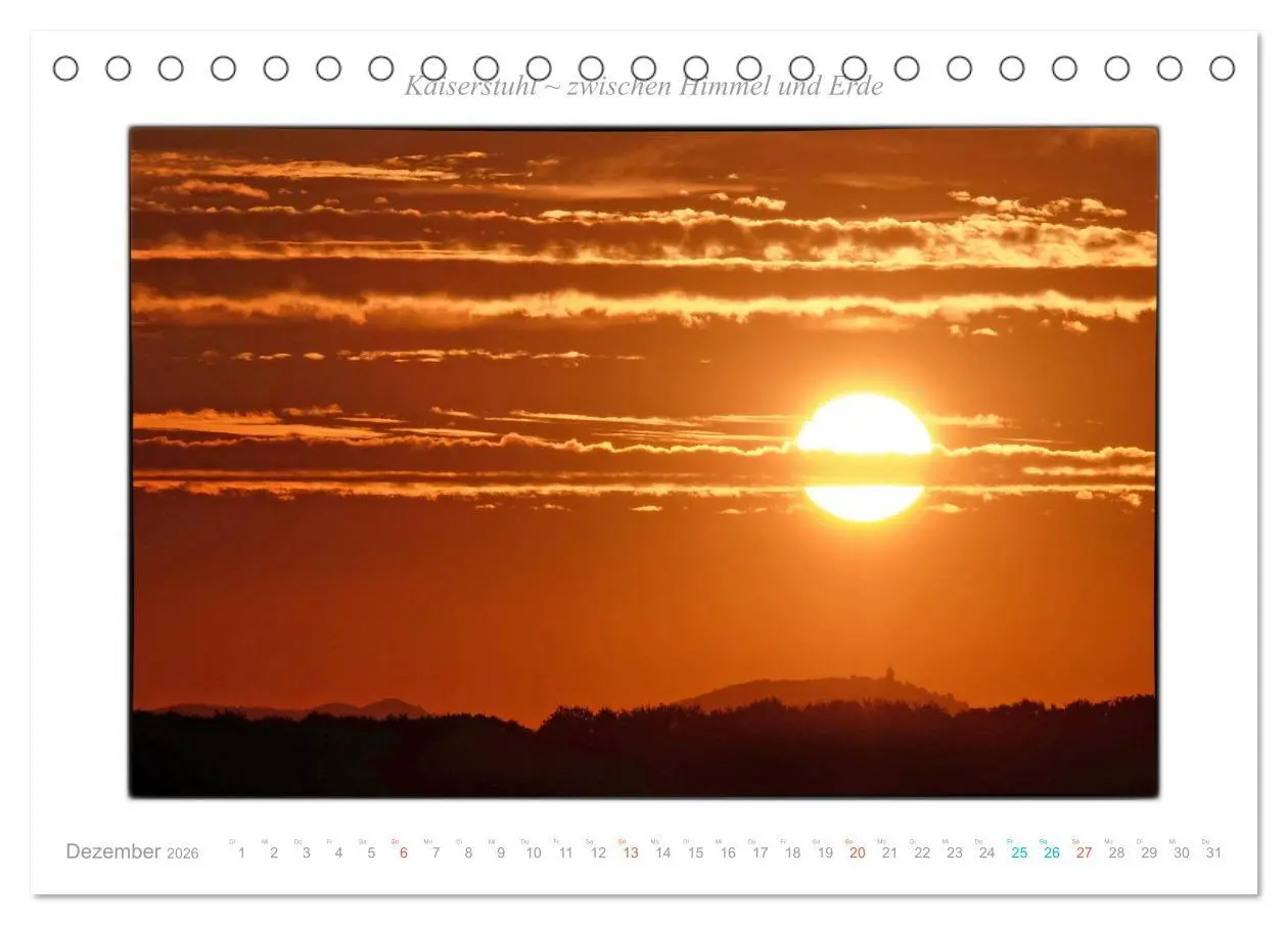 Bild: 9783457796832 | Kaiserstuhl zwischen Himmel und Erde (Tischkalender 2026 DIN A5...