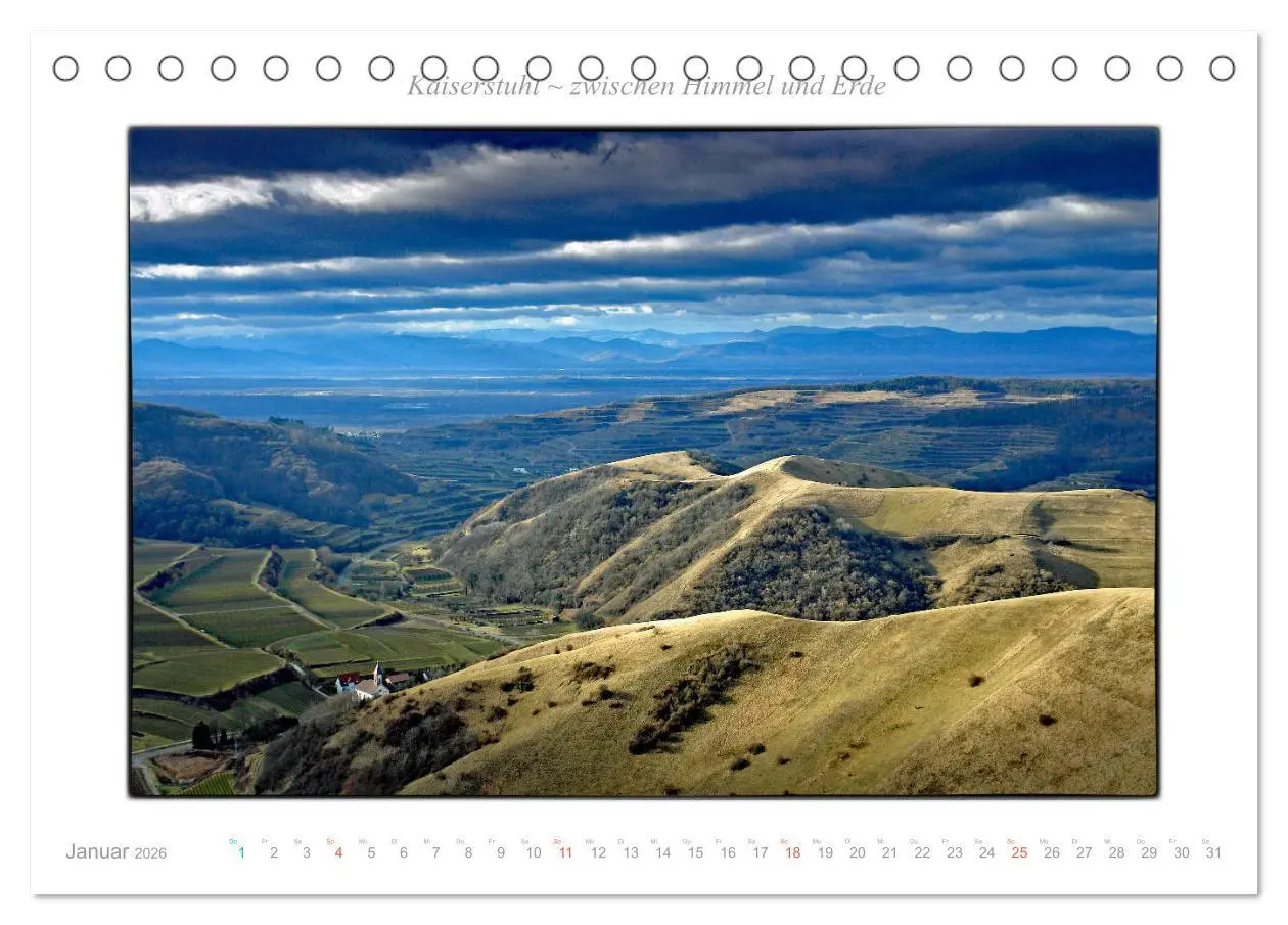 Bild: 9783457796832 | Kaiserstuhl zwischen Himmel und Erde (Tischkalender 2026 DIN A5...
