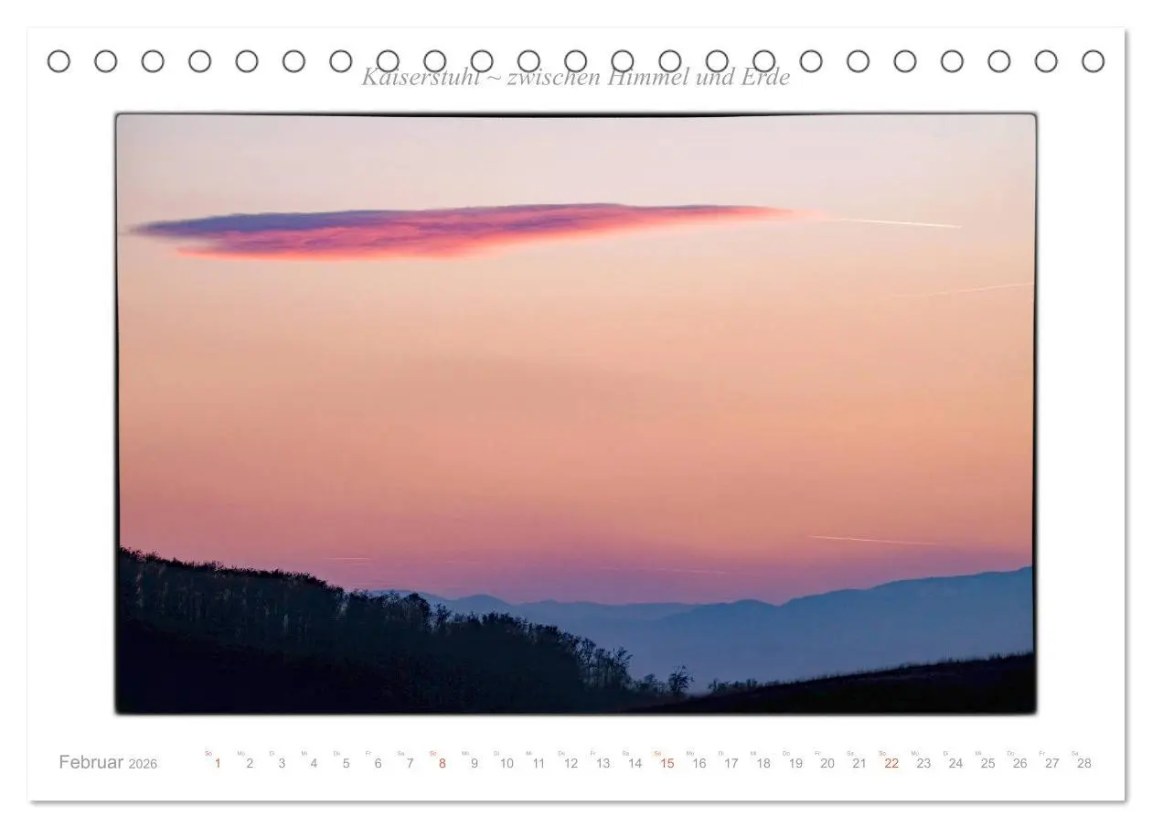Bild: 9783457796832 | Kaiserstuhl zwischen Himmel und Erde (Tischkalender 2026 DIN A5...