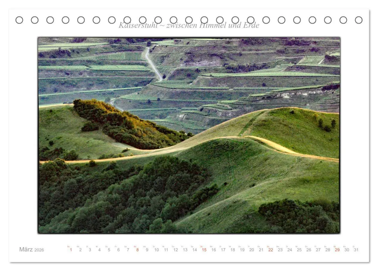 Bild: 9783457796832 | Kaiserstuhl zwischen Himmel und Erde (Tischkalender 2026 DIN A5...