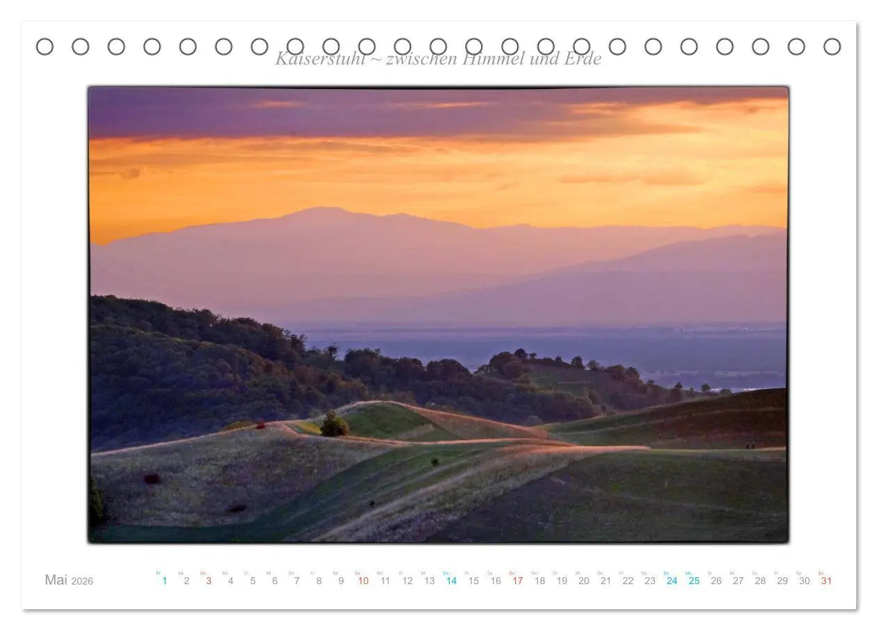 Bild: 9783457796832 | Kaiserstuhl zwischen Himmel und Erde (Tischkalender 2026 DIN A5...