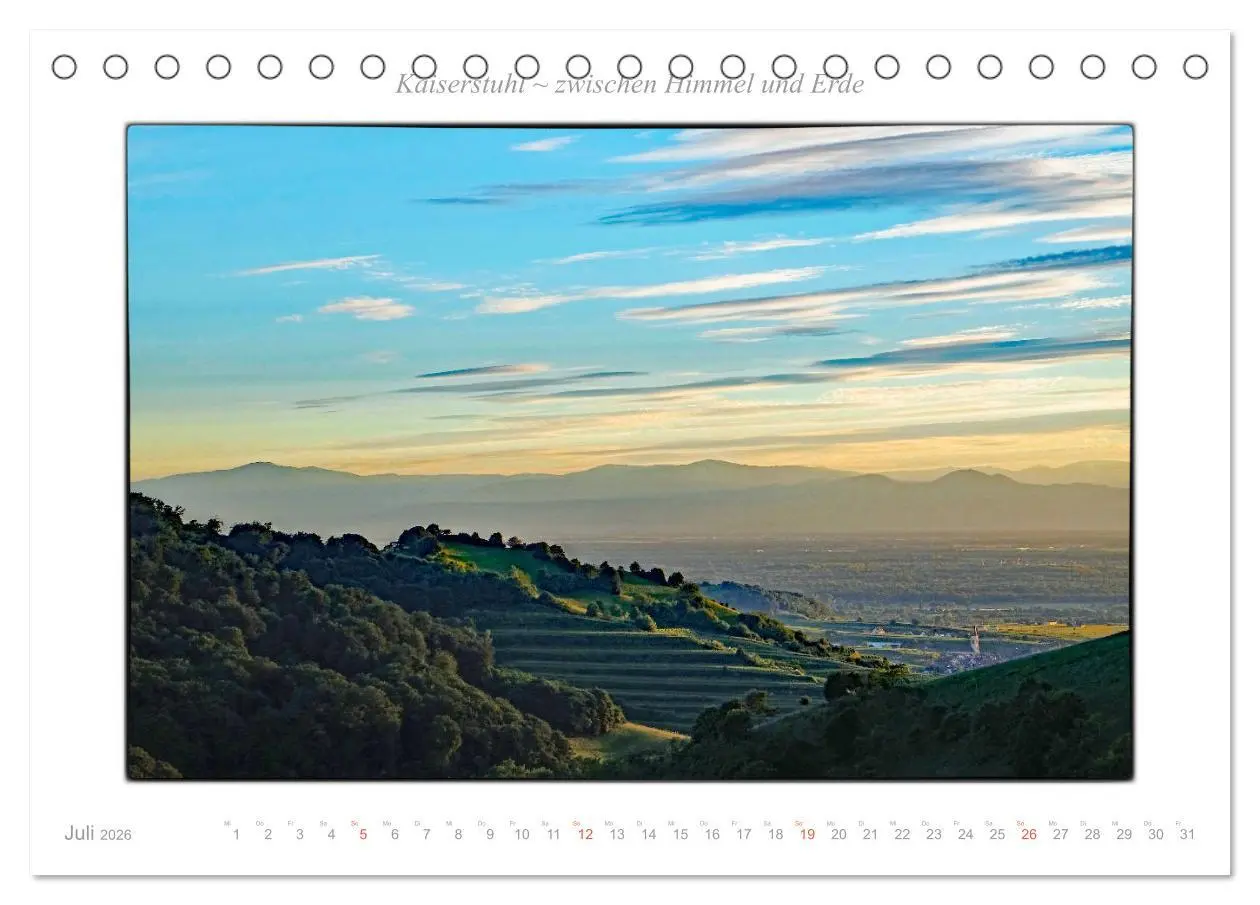 Bild: 9783457796832 | Kaiserstuhl zwischen Himmel und Erde (Tischkalender 2026 DIN A5...