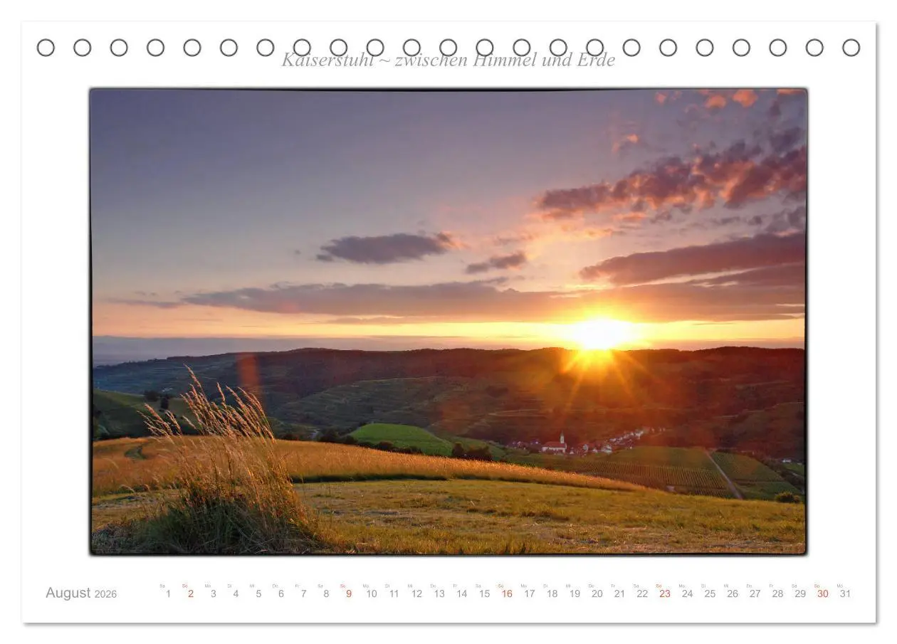 Bild: 9783457796832 | Kaiserstuhl zwischen Himmel und Erde (Tischkalender 2026 DIN A5...