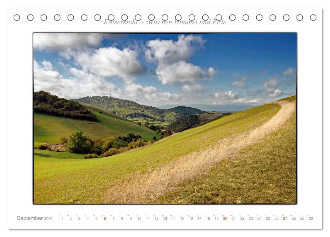 Bild: 9783457796832 | Kaiserstuhl zwischen Himmel und Erde (Tischkalender 2026 DIN A5...