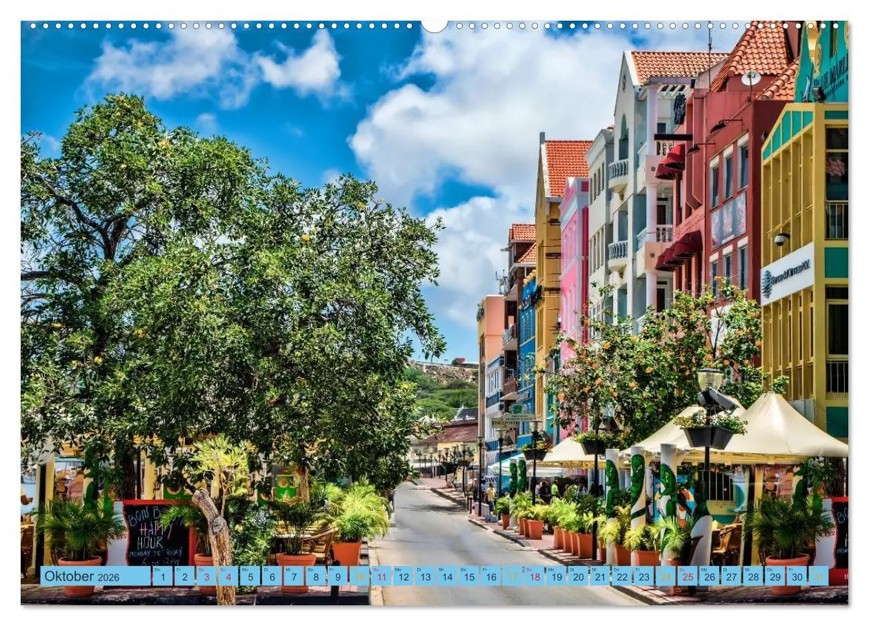 Bild: 9783516026832 | Curaçao - bunte Insel in der Karibik (Wandkalender 2026 DIN A2...