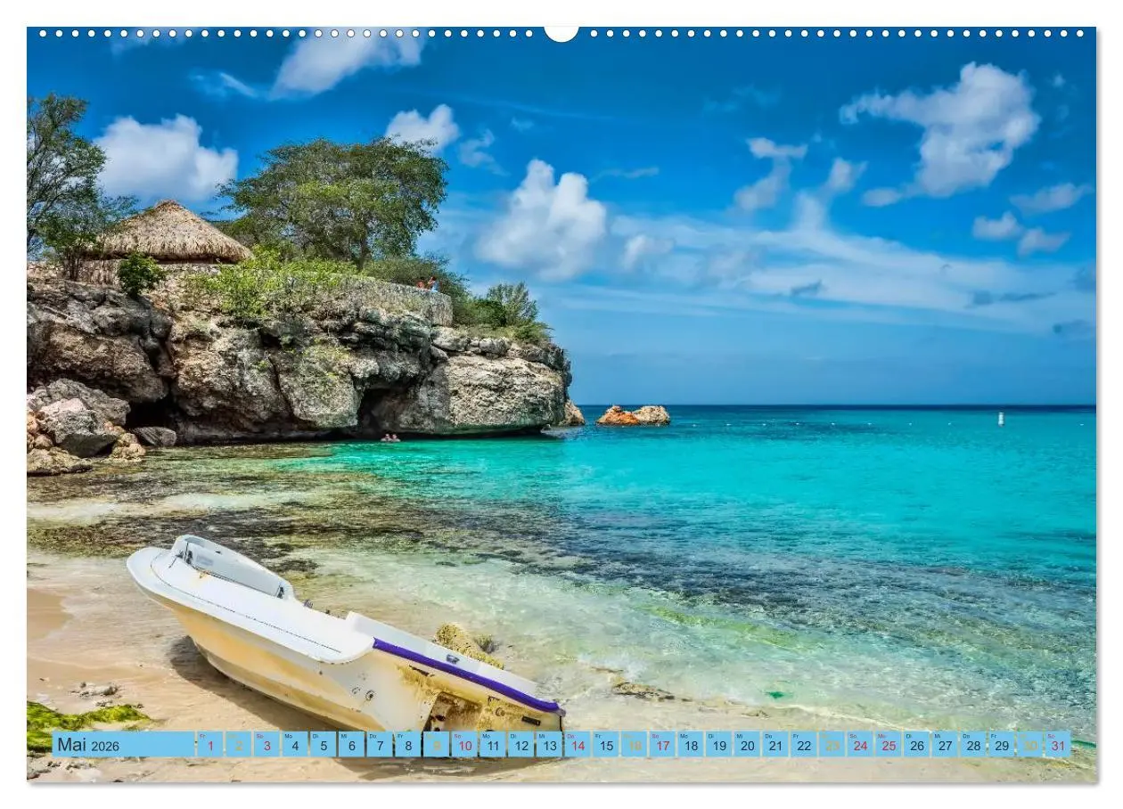 Bild: 9783516026832 | Curaçao - bunte Insel in der Karibik (Wandkalender 2026 DIN A2...