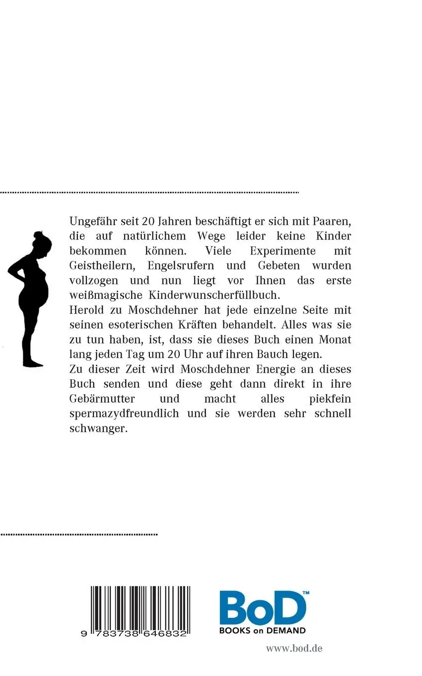 Rückseite: 9783738646832 | Endlich schwanger werden | 100% GebärmutterPower | Moschdehner | Buch