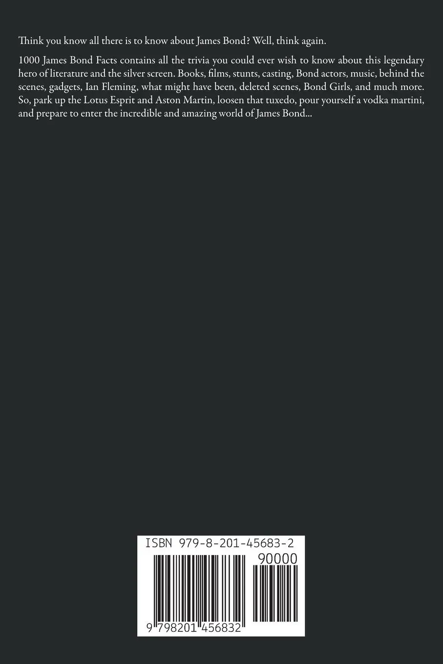 Rückseite: 9798201456832 | 1000 James Bond Facts | Tom Chapman | Taschenbuch | Paperback | 2021