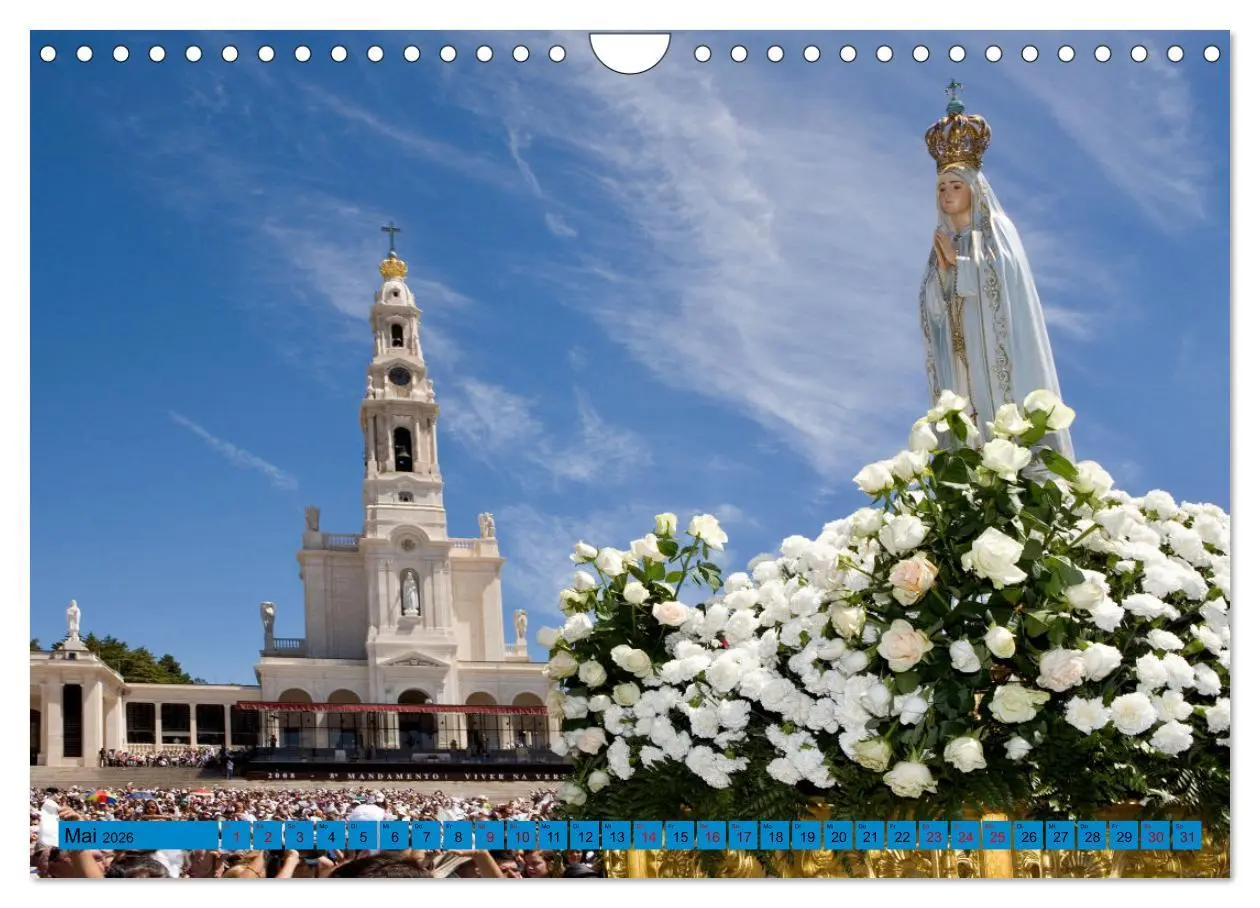 Bild: 9783457616932 | Wallfahrt nach Fatima (Wandkalender 2026 DIN A4 quer), CALVENDO...
