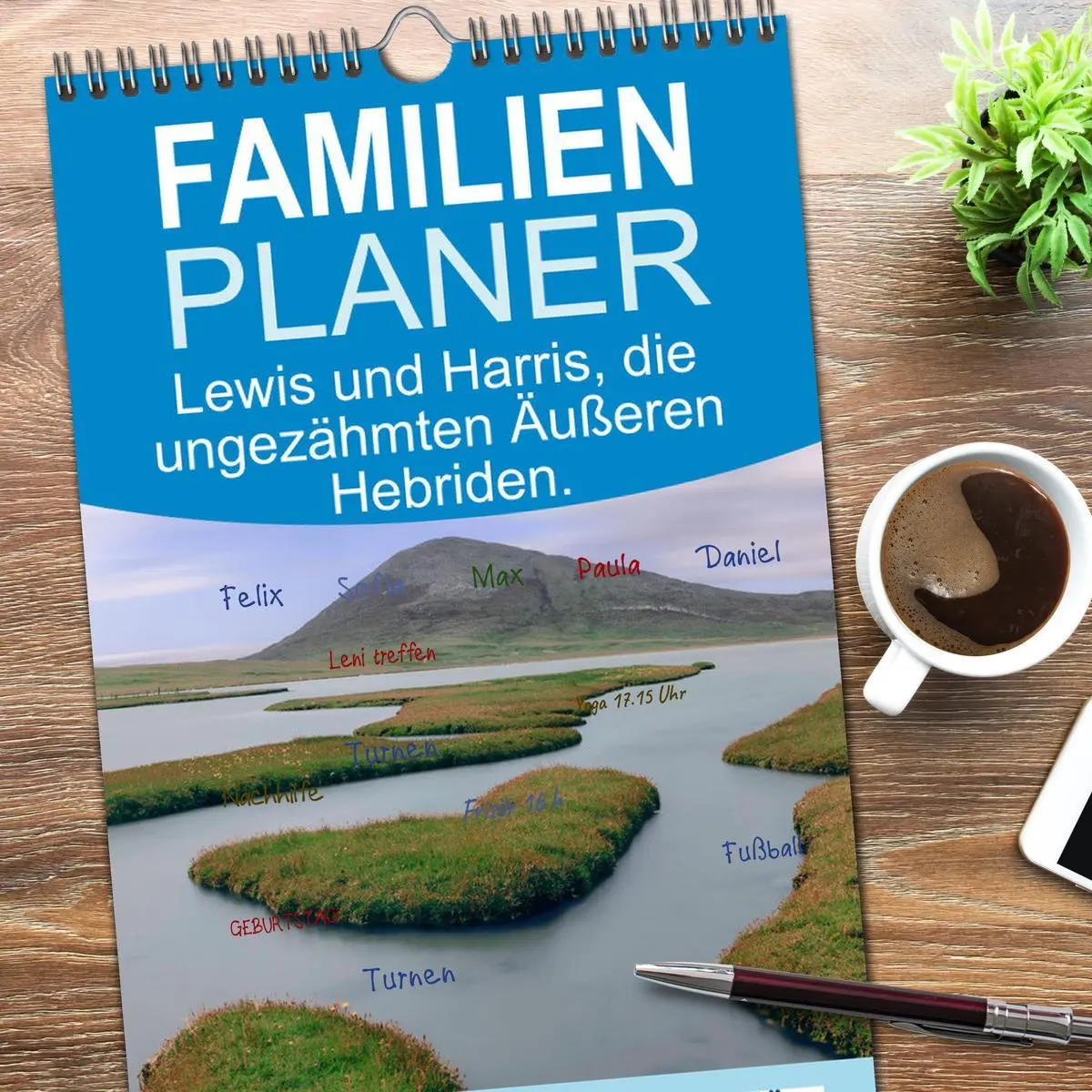Bild: 9783516496932 | Familienplaner 2026 - Lewis und Harris, die ungezähmten Äußeren...