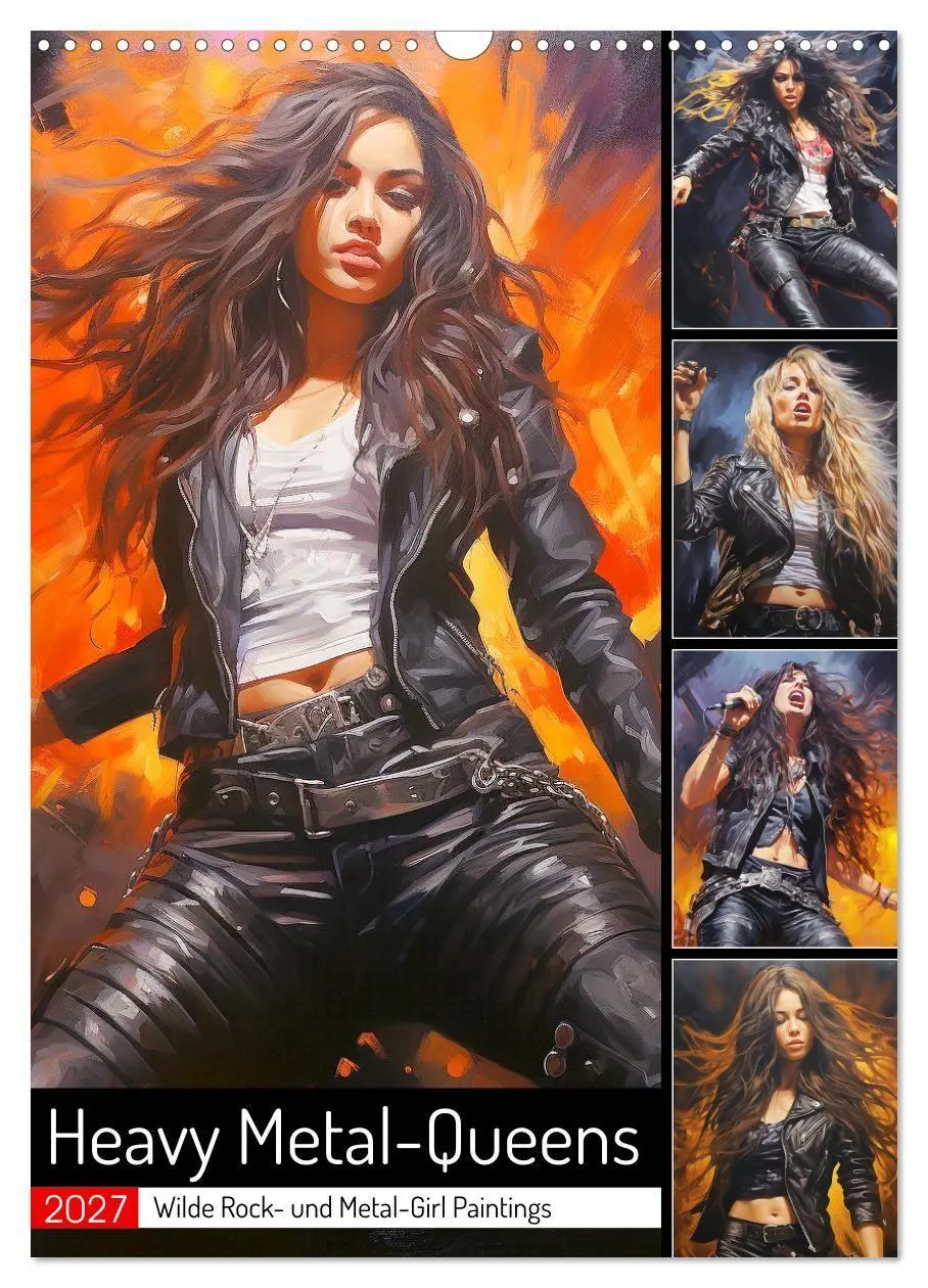 Cover: 9783569276932 | Heavy Metal-Queens. Wilde Rock- und Metal-Girl Paintings...