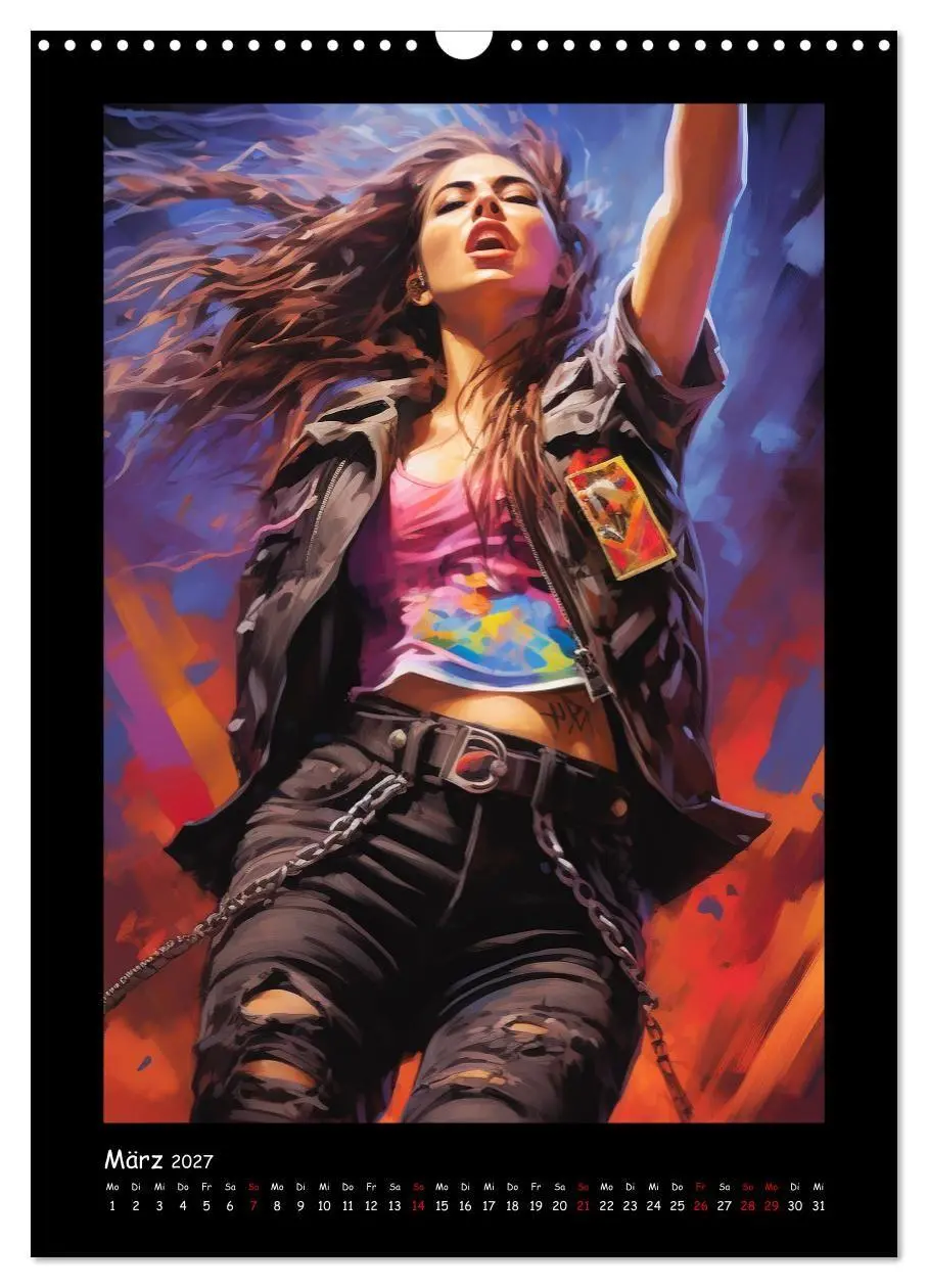 Bild: 9783569276932 | Heavy Metal-Queens. Wilde Rock- und Metal-Girl Paintings...