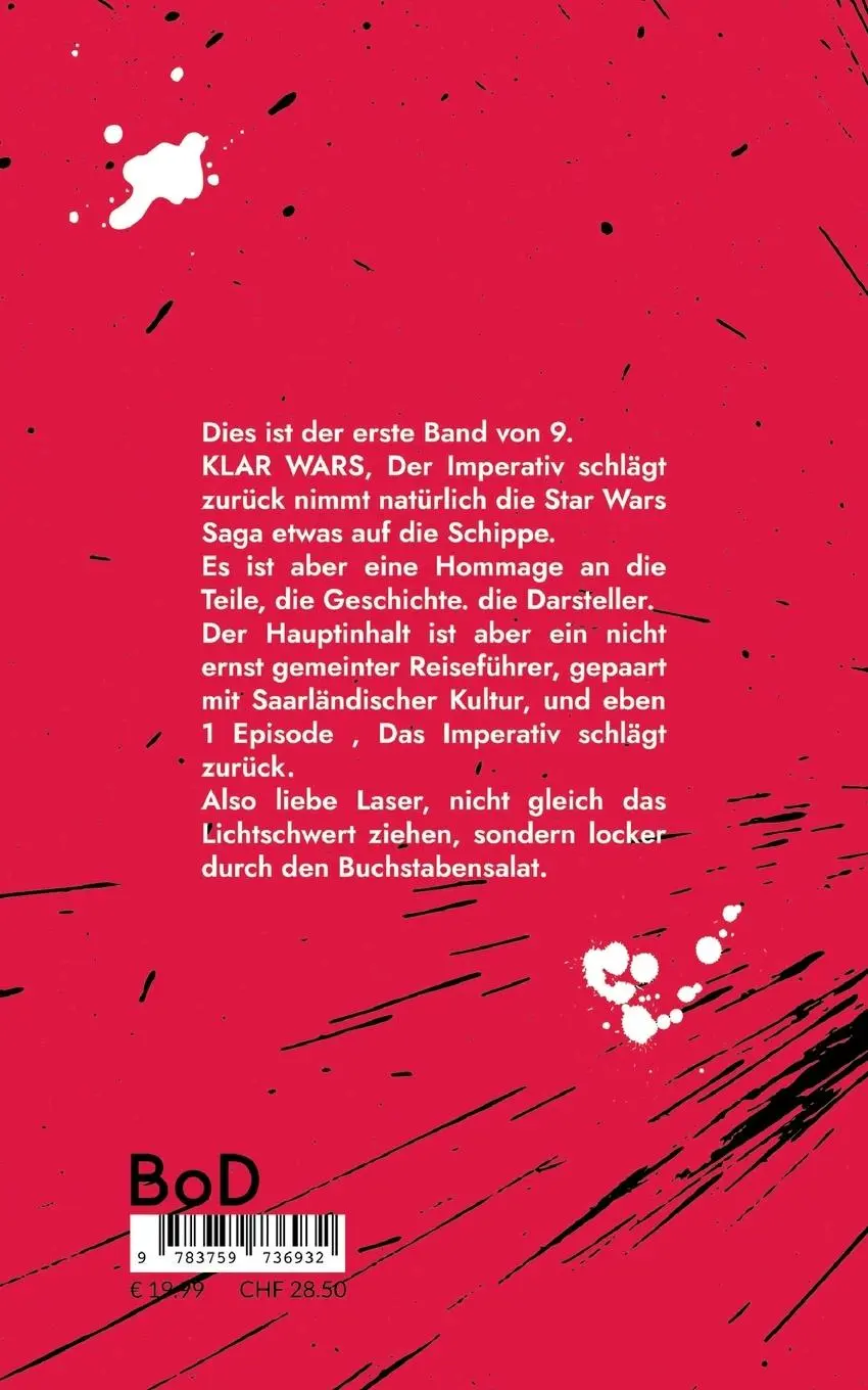 Rückseite: 9783759736932 | Klar wars | Das Imperativ schlägt zurück | Dart Vader | Taschenbuch
