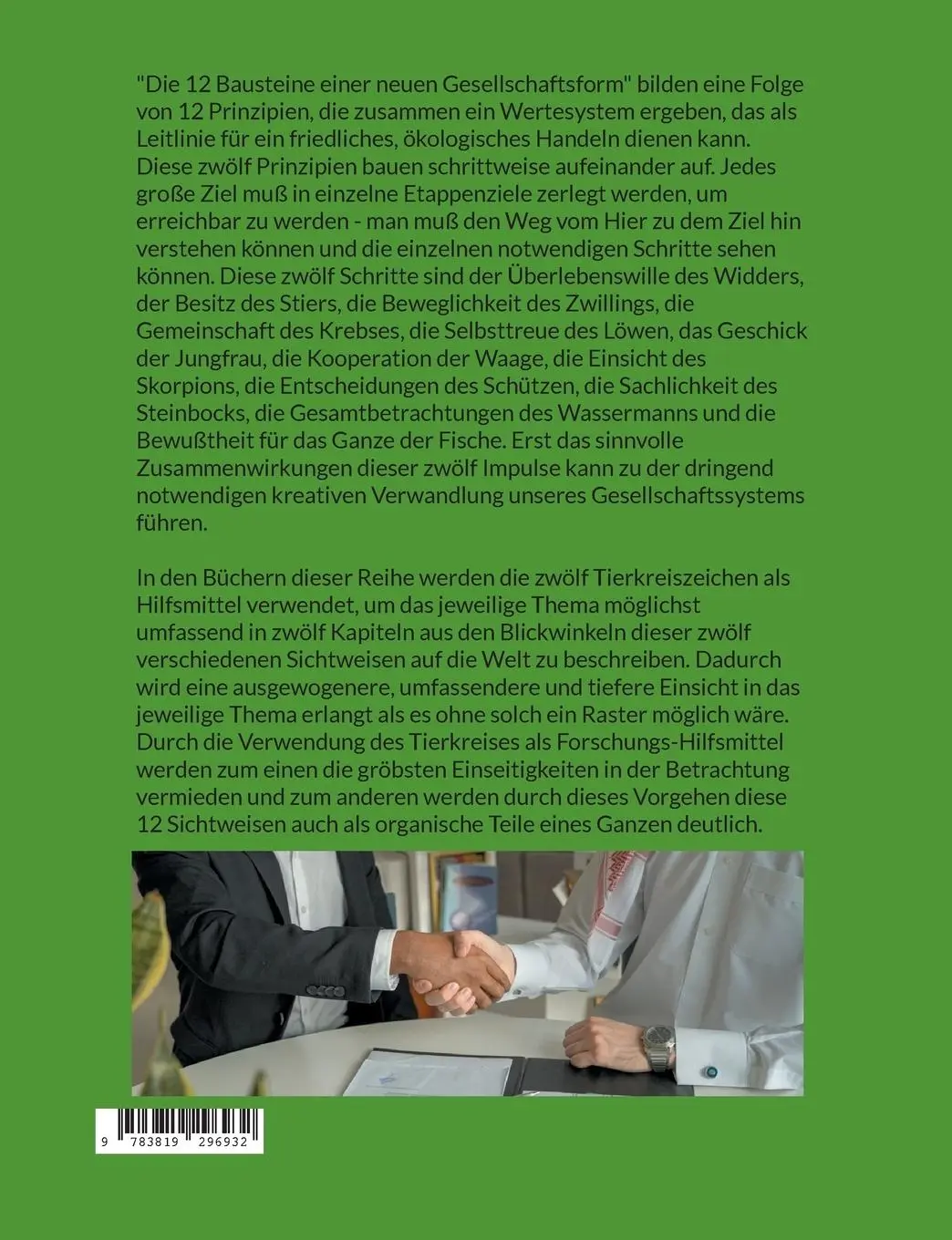 Rückseite: 9783819296932 | Die 12 Bausteine einer neuen Gesellschaftsform | Harry Eilenstein